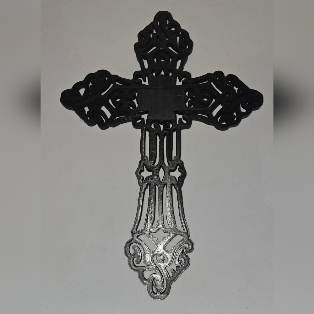 Decorative Black Wall Cross